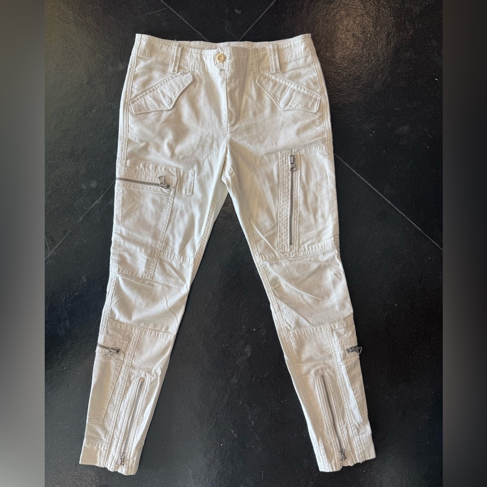 Vintage Ralph Lauren Cream Cargo Pants